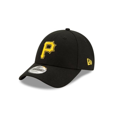 Black Pittsburgh Pirates Hat - New Era MLB The League 9FORTY Adjustable Caps USA3520964